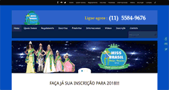 Desktop Screenshot of missbelezabrasileira.com.br